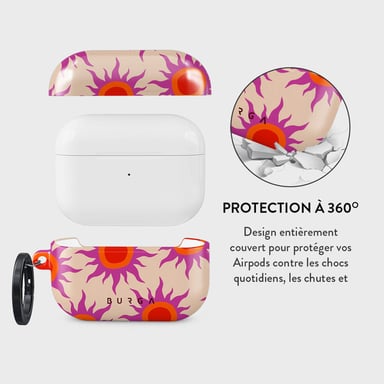 Burga Coque rigide pour  Apple AirPods Pro 2 - Sunset Glow