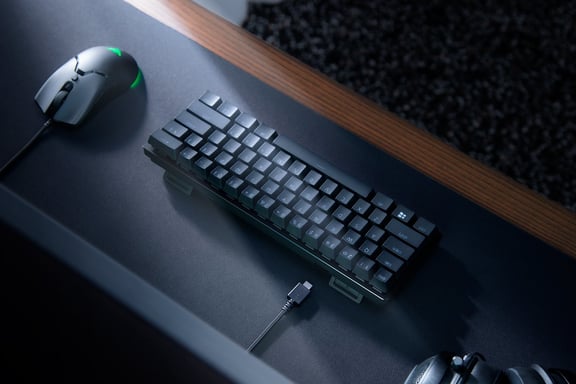 Razer Huntsman Mini clavier Jouer USB Français Noir