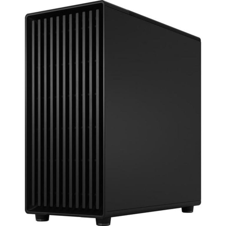 North XL Momentum Black – Boîtier PC Gaming à Haut Flux d'air, Panneau latéral en Verre, façade en chêne Noirci, 3 Ventilateurs Momentum 140 mm Inclus, Compatible ATX/E-ATX - Neuf