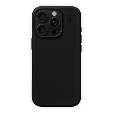 iDeal of Sweden Coque en silicone avec MagSafe pour Apple iPhone 16 Pro - Black