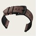 Correa de cuero de silicona de 20 mm compatible con Samsung Watch4 y Huawei GT4 - Marrón  22 mm