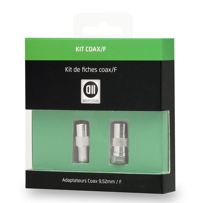 D2 Diffusion Kit De Fiches Coax/sat