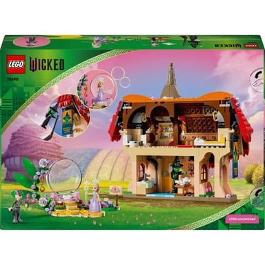 LEGO Wicked 75690 Glinda y Elphaba en la Tierra de los Munchkins - Juego de construcción para niños de 9 años