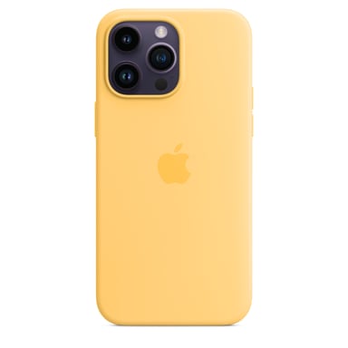 Apple Funda de silicona con MagSafe para el iPhone 14 Pro Max - Resplandor solar