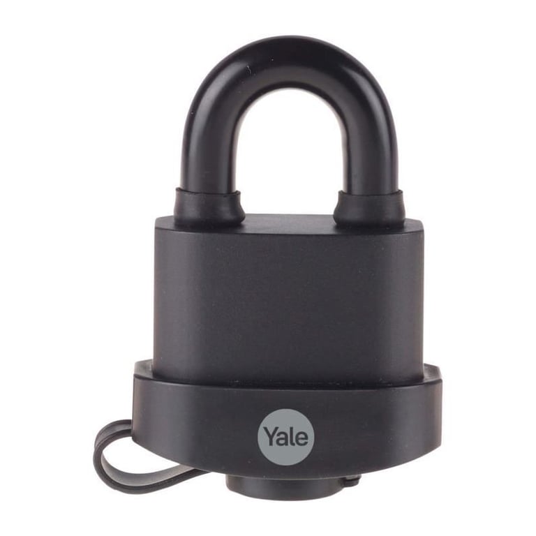 Cadenas étanche YALE Y220B511181 Anse laminé acier cémenté Protection thermoplastique 51 mm 3 clés - vue 2