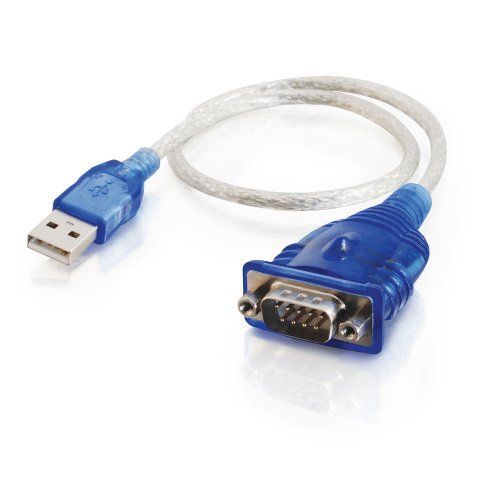 Adaptateur USB vers Série DB9 C2G 0,45 m Bleu - Image 2
