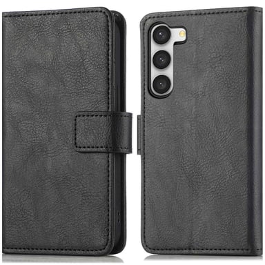 imoshion Étui de télephone portefeuille de luxe pour Samsung Galaxy S23 Plus - Noir