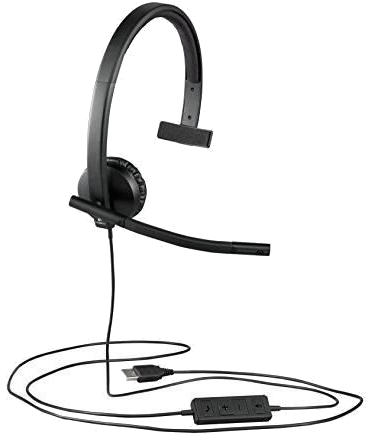 LOGITECH - Casque Micro mono H570E - Noir