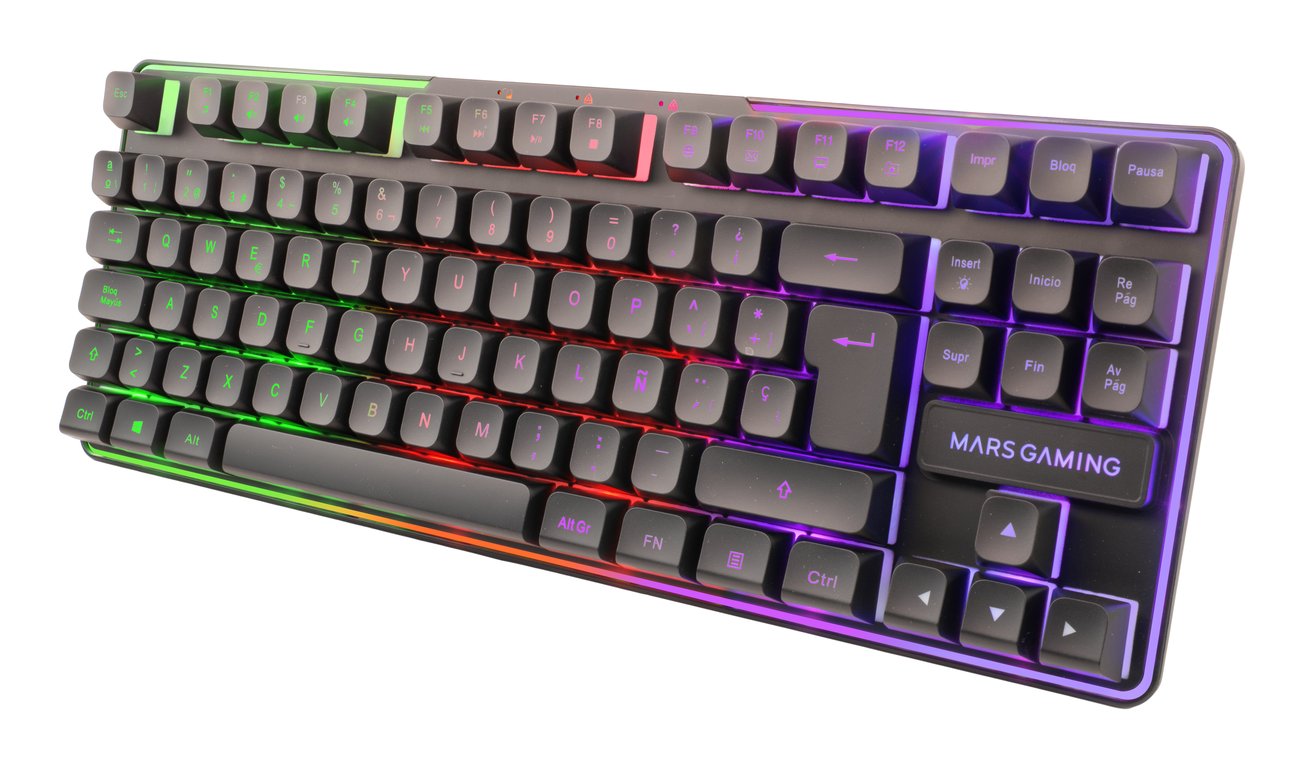 Mars Gaming MCPWTKLES clavier incluse FR sans fil +USB QWERTY Espagnole - vue 2