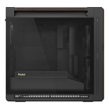 ASUS ProArt PA602 Wood Edition Modern Black - Tempered Glass Panel Midi Tower Noir, Bois