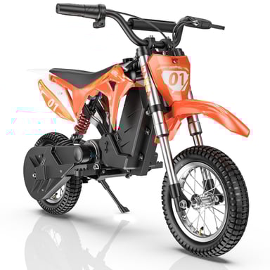 HillMiles MileRocket 1 Moto de cross eléctrica para niños, batería de 36 V y 4 Ah