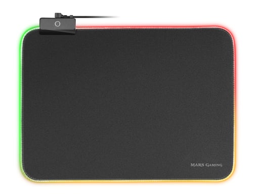 Mars Gaming MMPRGBL Tappetino per mouse da gioco nero