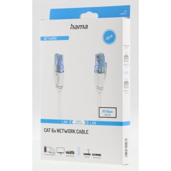 Cable de red, CAT-6a, 10 Gbit/s, U/UTP, 1,50 m