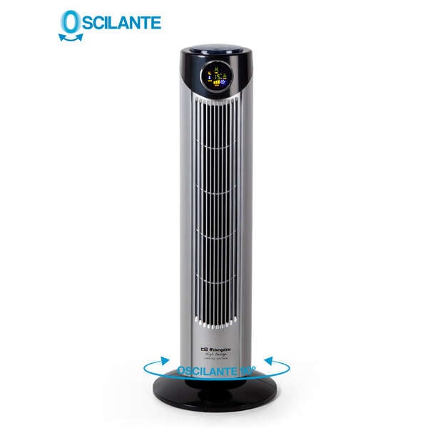 Ventilateur tour ionique Orbegozo TW 0850 Débit d'air puissant Affichage numérique Télécom Neuf - vue 3
