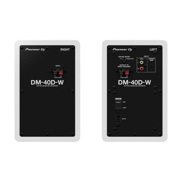DM-40D - Blanco (x2) Altavoz monitor activo