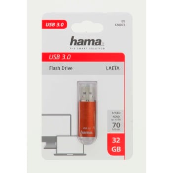 Memoria USB ''Laeta'', USB 3.0, 32 GB, 70 MB/s, bronce