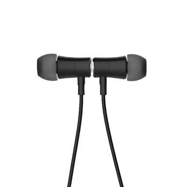 Cuffie in-ear magnetiche senza fili ad isolamento acustico, nero satinato