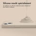 Accezz Coque Liquid Silicone avec MagSafe pour Samsung Galaxy S26 Plus - Stone
