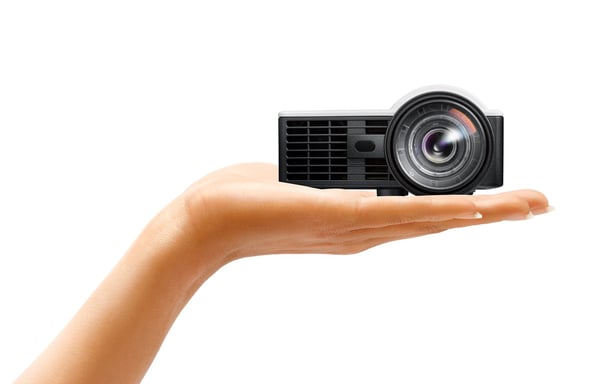 Proiettore a ottica corta Optoma ML1050STi 535 ANSI lumen DLP WXGA (1280x800) 3D Ready Nero, Bianco