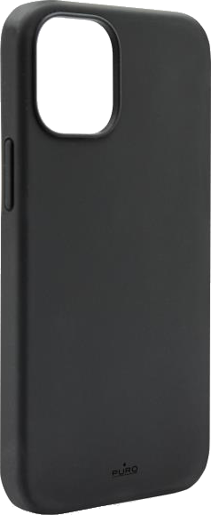 Coque Silicone Icon Noire pour iPhone 12 Pro Max Puro