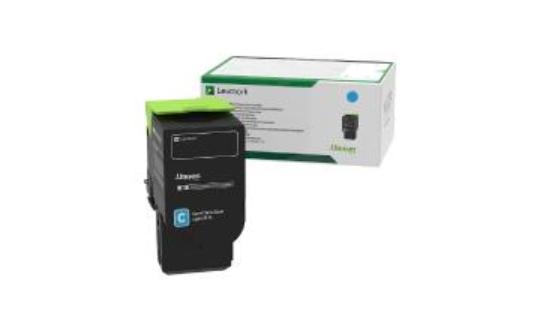 Lexmark Cyan original cartouche de toner LCCP LRP pour Lexmark CS963e CX833se CX950se CX951se CX961se CX962se CX963se - vue 2
