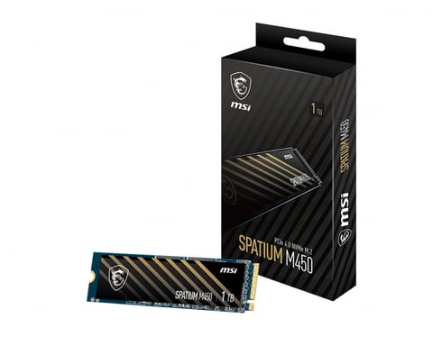 MSI SPATIUM M450 PCIe 4.0 NVMe M.2 1TB 1 To PCI Express 4.0 3D NAND