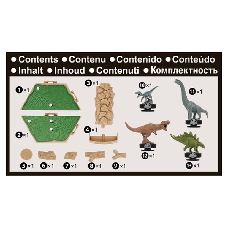 Jeu d'Équilibre EPOCH GAMES Jurassic World Island Quake – Dinosaures sur Plateforme - vue 4