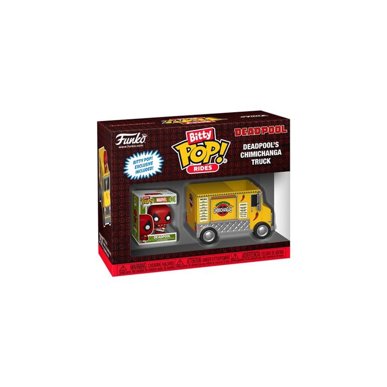 Funko figurine Pop Rides Deadpool camion Chimichanga - vue 2