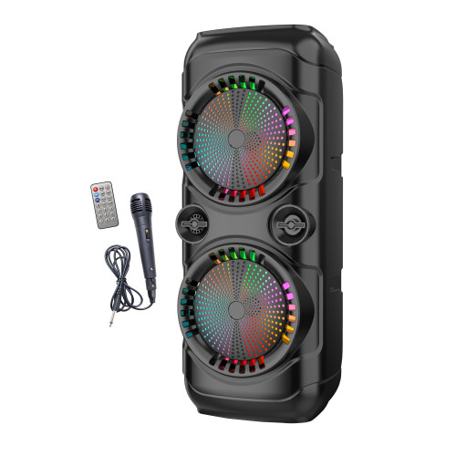 Enceinte lumineuse Bluetooth KARAOKE MAXISOUND Neuf