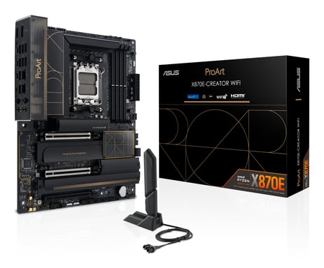 ASUS ProArt X870E-CREATOR WIFI AMD X870E Emplacement AM5 ATX - Neuf