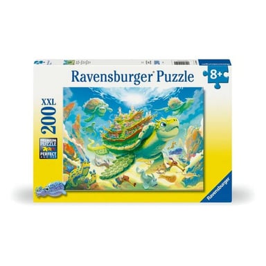 Puzzle XXL de 200 piezas: Las profundidades marinas para niños