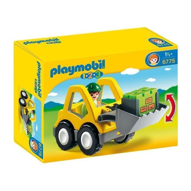 Playmobil 6775 Excavatrice Et Ouvrier 1.2.3 - vue 4