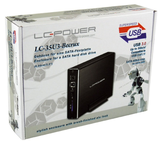 LC Power LC 35U3 Becrux 3.5 Neuf - vue 3