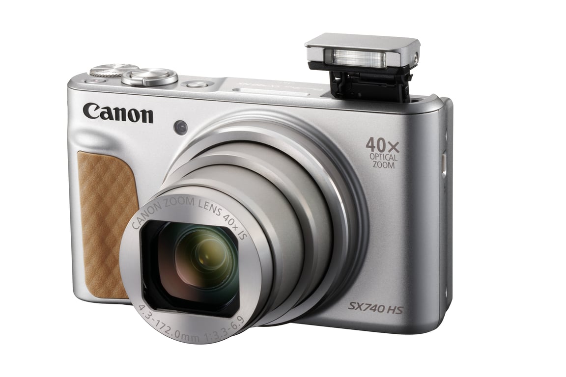 Canon PowerShot SX740 HS 1/2.3  Appareil-photo compact 20,3 MP CMOS 5184 x 3888 pixels Argent - Neuf