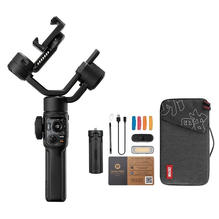 Pack Pro Stabilisateur Zhiyun Smooth 5S AI et