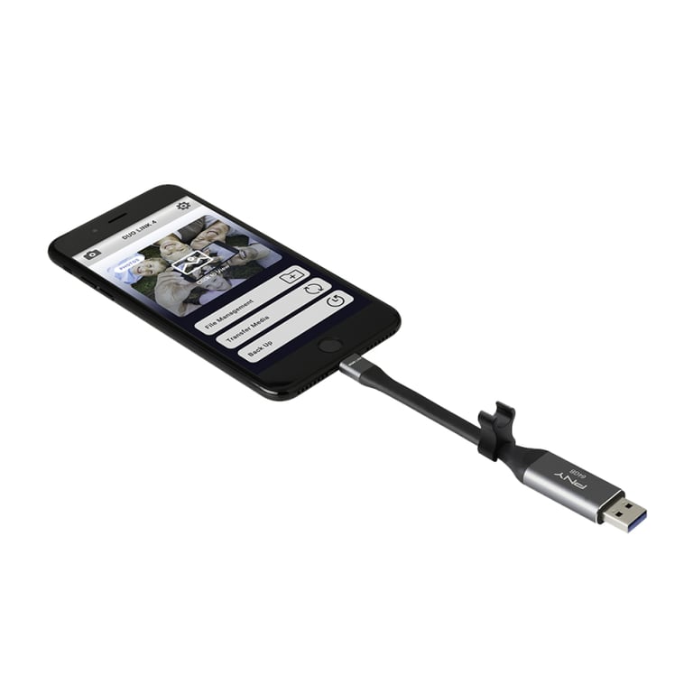 PNY Duo Link 3.0 lecteur USB flash USB Type A / Lightning 3.2 Gen 1 3.1 Gen 1 Neuf - vue 3