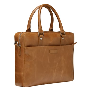 DBRAMANTE1928 Mochila para portátil de 16>> Colección Rosenborg 2ª Generación Marrón claro