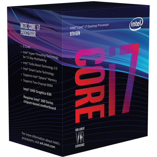 Intel Core i7-8700T Processeur 2,4 Ghz 12 Mo Smart Cache Plateau - Excellent État