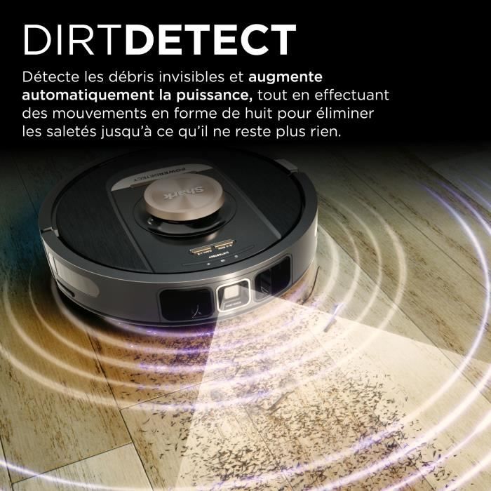 Shark PowerDetect RV2820VEEU Robot Aspirateur Laveur à vidage automatique avec navigation 3D et LiDAR - vue 5