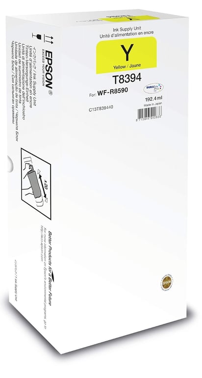 Epson T8394 Jaune Cartouche WorkForce Pro - vue 2