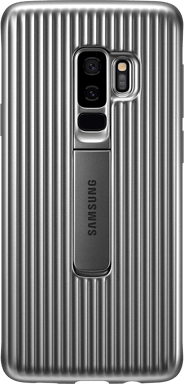 Coque renforcée Samsung Galaxy S9 + Fonction Stand Argent Samsung