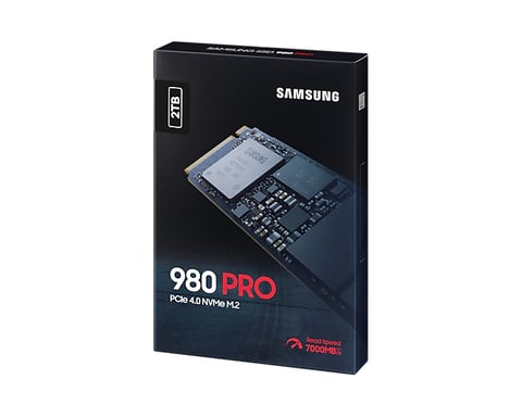 SSD SAMSUNG SERIE 980 PRO M.2 2Tb 2280 PCIe 4.0 x4 NVMe 1.3c MZ-V8P2T0BW
