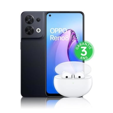 Reno8 256GB 5G Shimmer Negro + Enco Air 2