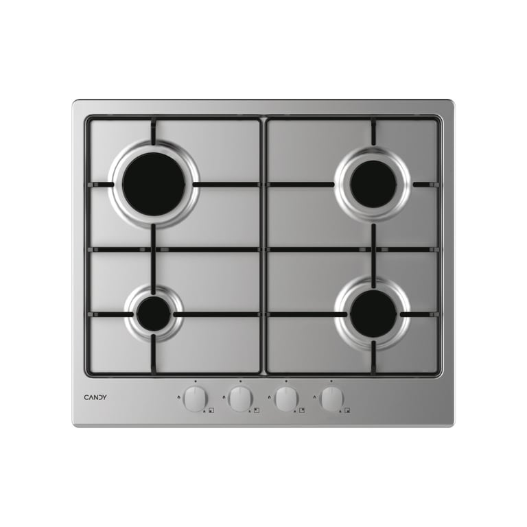 Réchaud À Gaz Candy CHW6BRX – 4 Brûleurs, Acier Inoxydable, 7000W - vue 2