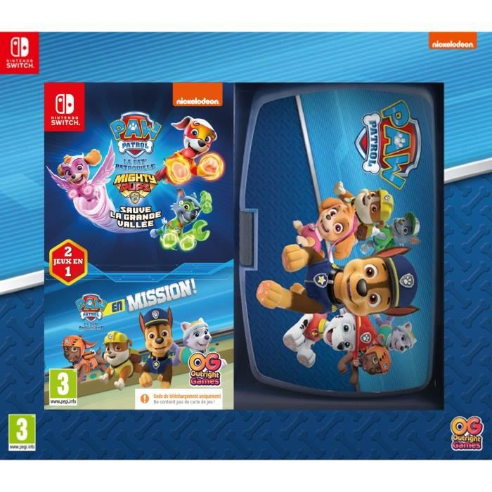 Compilation 2 Jeux Pat'patrouille (PAW PATROL) Switch + Lunch Box