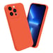 Coque pour Apple iPhone 12 PRO MAX en FLUID ORANGE Housse de protection Étui en silicone TPU flexible