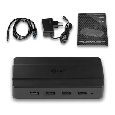 HUB di ricarica i-tec USB 3.0 a 4 porte + adattatore di alimentazione