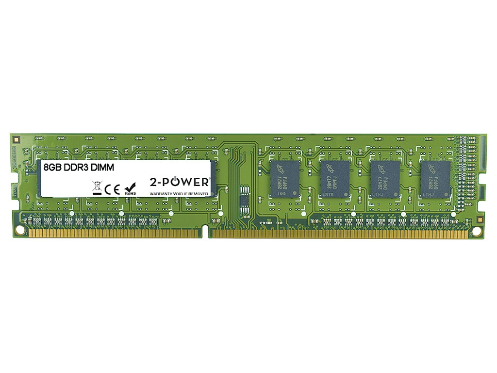 2 Power DDR3 module 8 Go DIMM 240 broches 1600 MHz / PC3 12800 CL11 mémoire sans tampon non ECC - vue 2