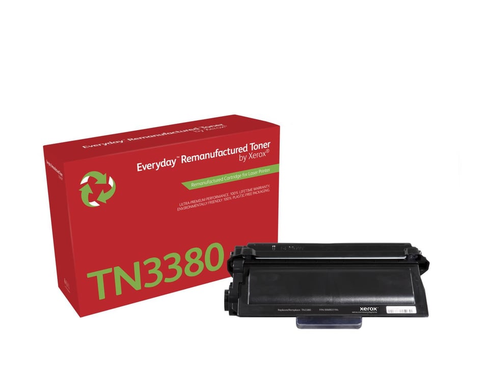 Everyday Toner remanufacturé Mono ™ de Xerox compatible avec Brother TN3380 Grande capacité Neuf
