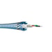 Cable de carga rápida/datos Reflective, USB-C/Lightning, 1,5 m, azul